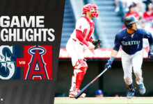 los angeles angels vs seattle mariners match player stats