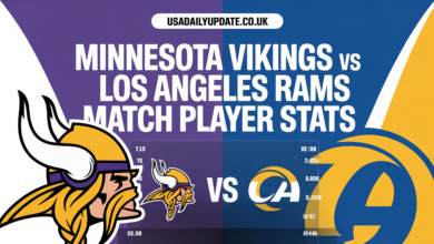 Minnesota Vikings vs Los Angeles Rams Match Player Stats