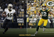 New Orleans Saints vs Green Bay Packers Match Player Stats
