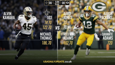 New Orleans Saints vs Green Bay Packers Match Player Stats